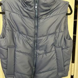 Women’s One & Only Navy Puffer Vest- Size Small New