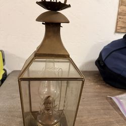 Vintage Antique Oil Lantern Light