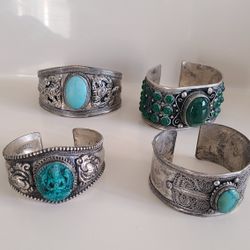 Silver Cuffs Bracelets 