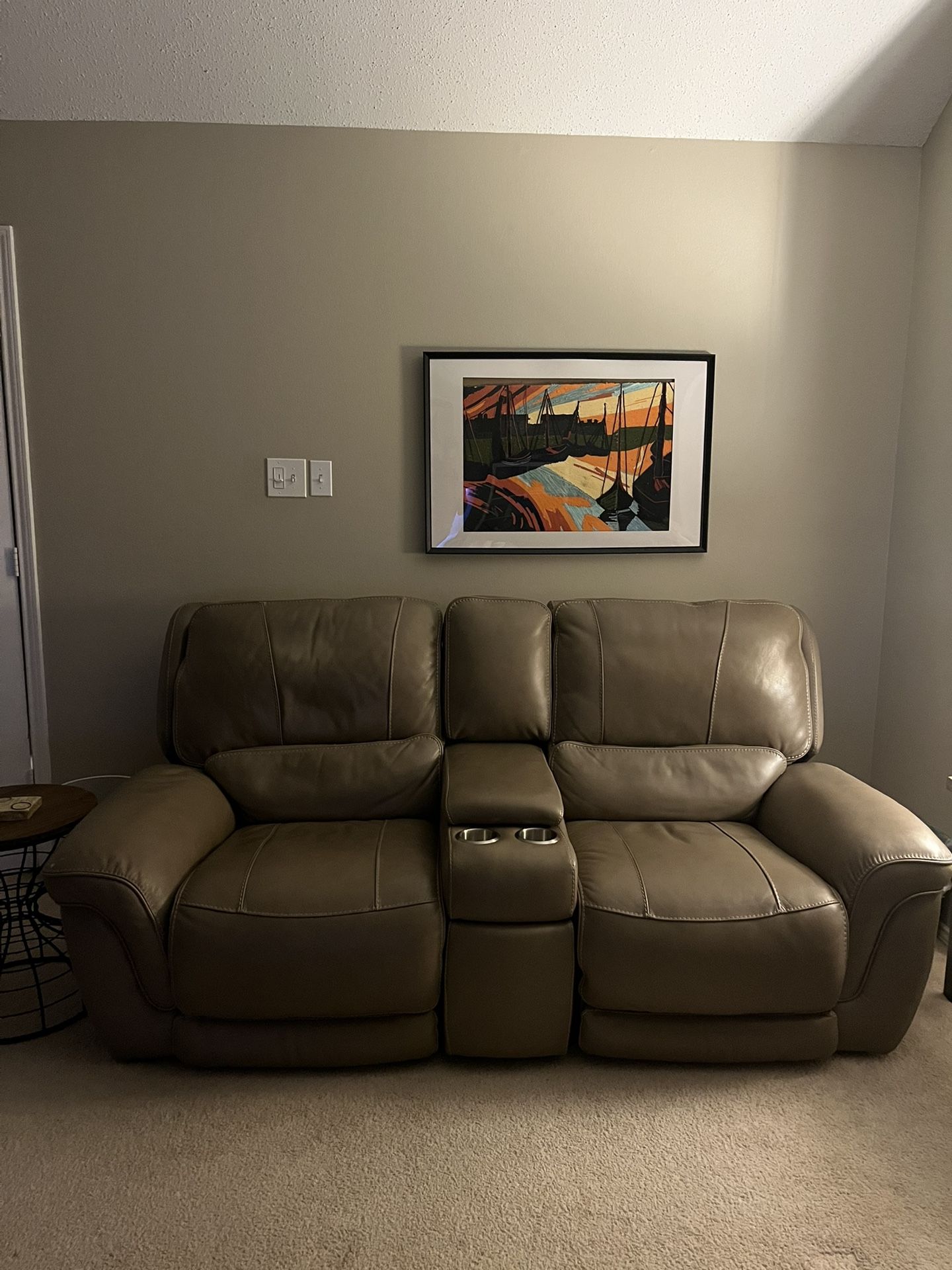 Comfy Leather Recliner - Electric