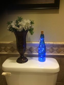 Lighted bottles,