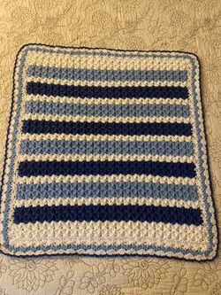 Newly Hand-Crocheted Baby Afghan