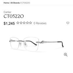 Cartier CTO5220 Platinum Glasses
