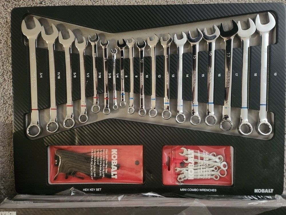 Kobalt Toolkit DuraTech Ratchet And Extension Kit With Tool Bag