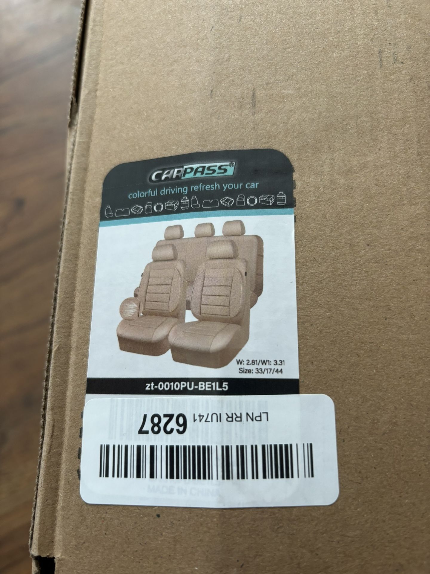 Seat Covers Beige