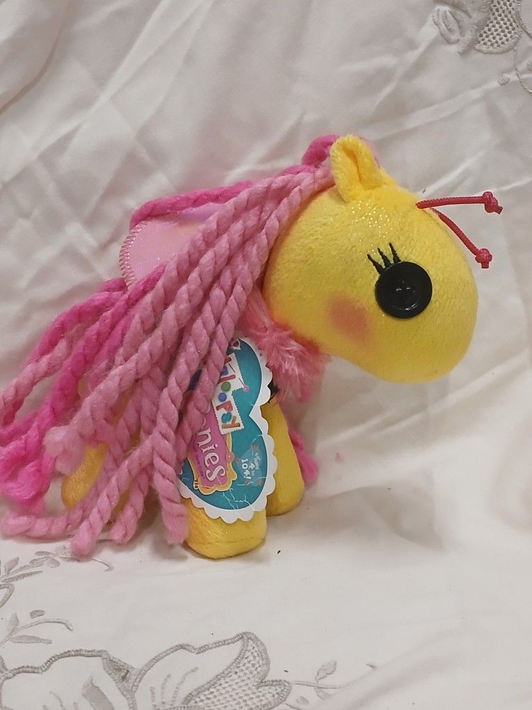 MGA Lalaloopsy Ponies Honeycomb Bee 6" Horse Pony Plush Toy