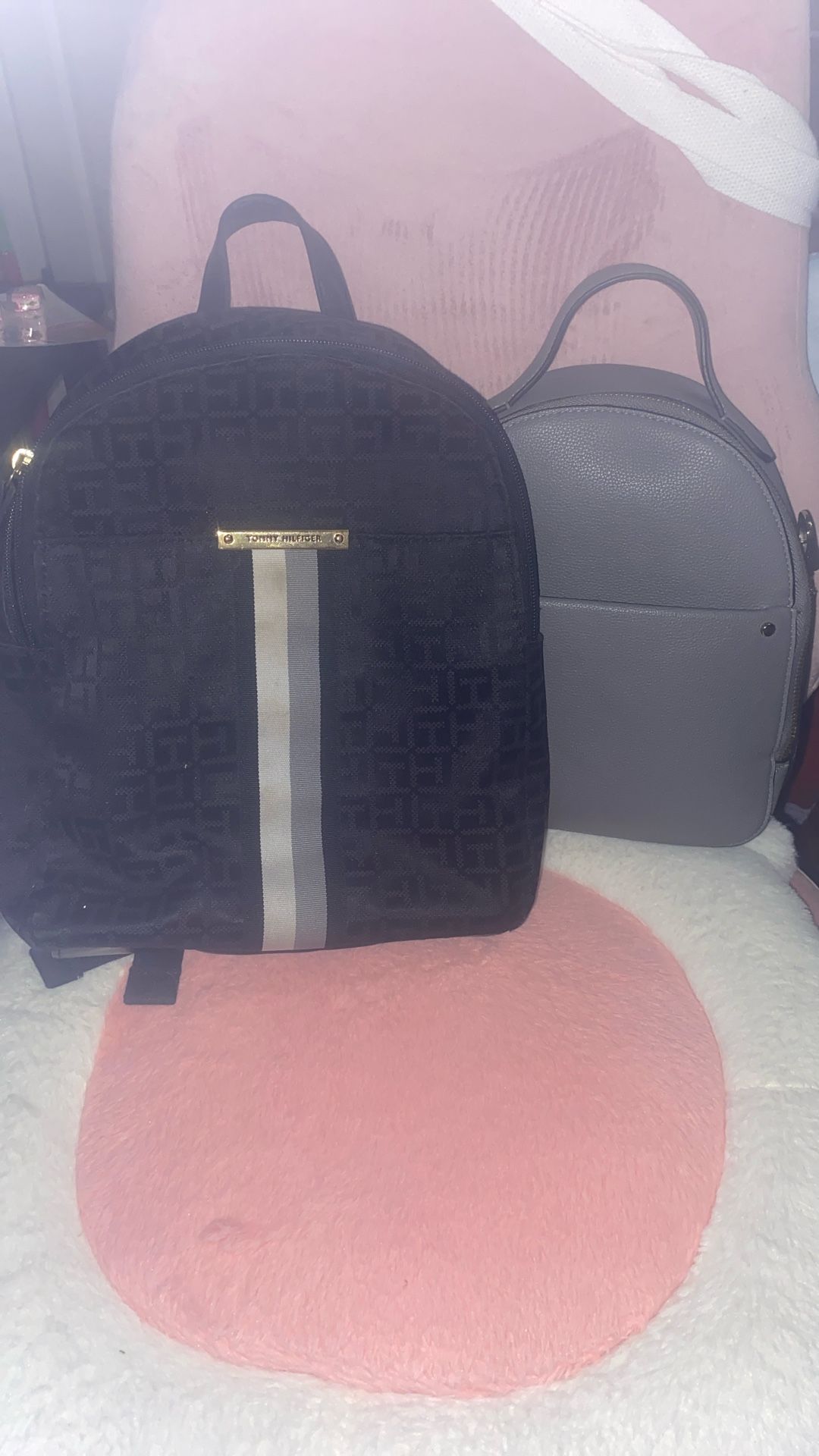 Tommy Hilfiger & Grey Mini Backpacks