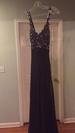 Alyce Paris B'Dazzle Black Prom Dress