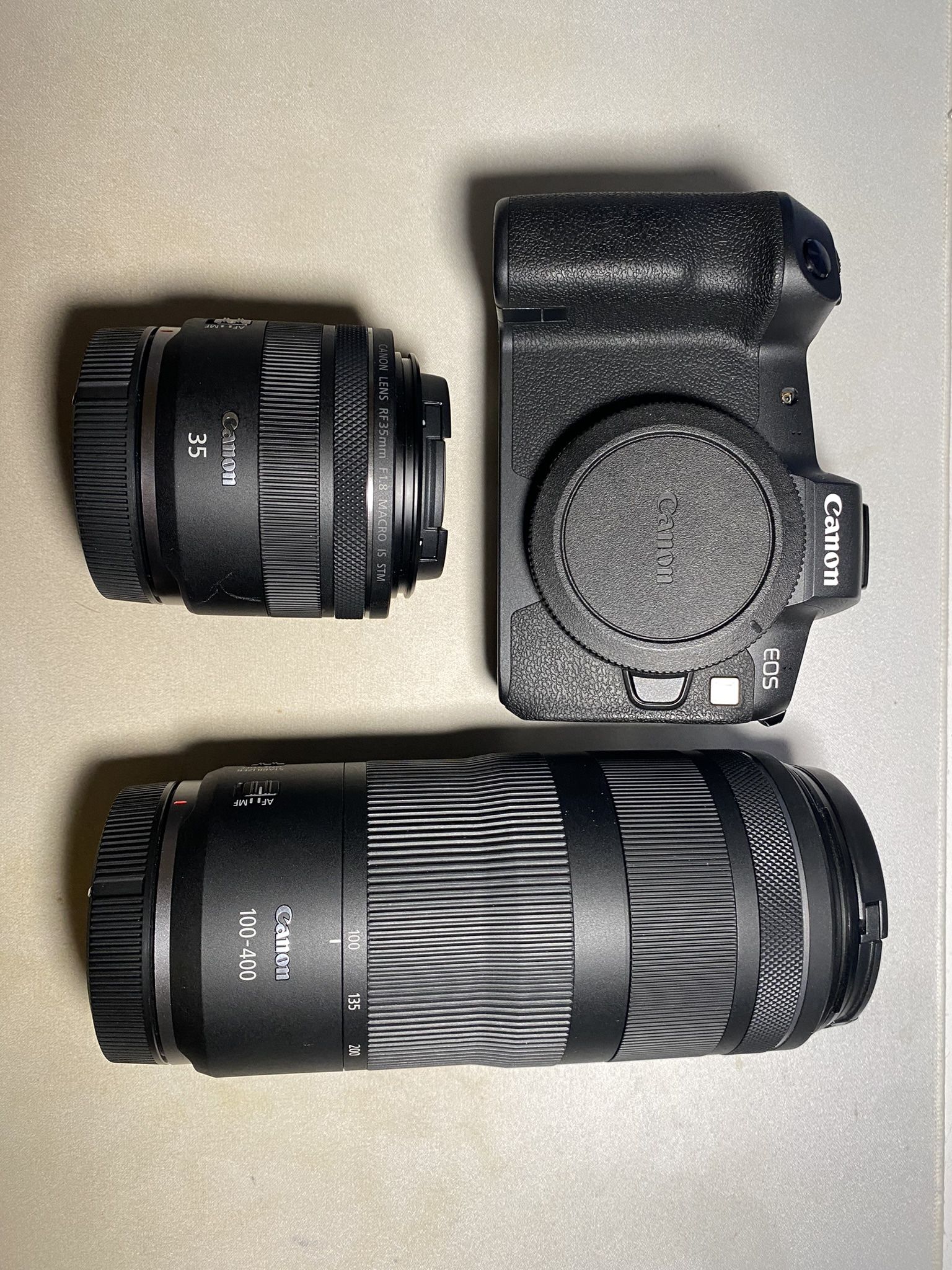 Canon R With Lenses 