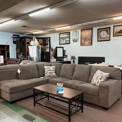 Gray Sectional In Stock For Immediate Delivery 