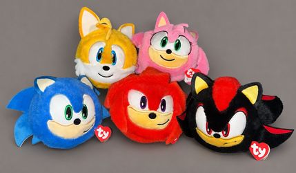 Sonic the hedgehog beanie babies