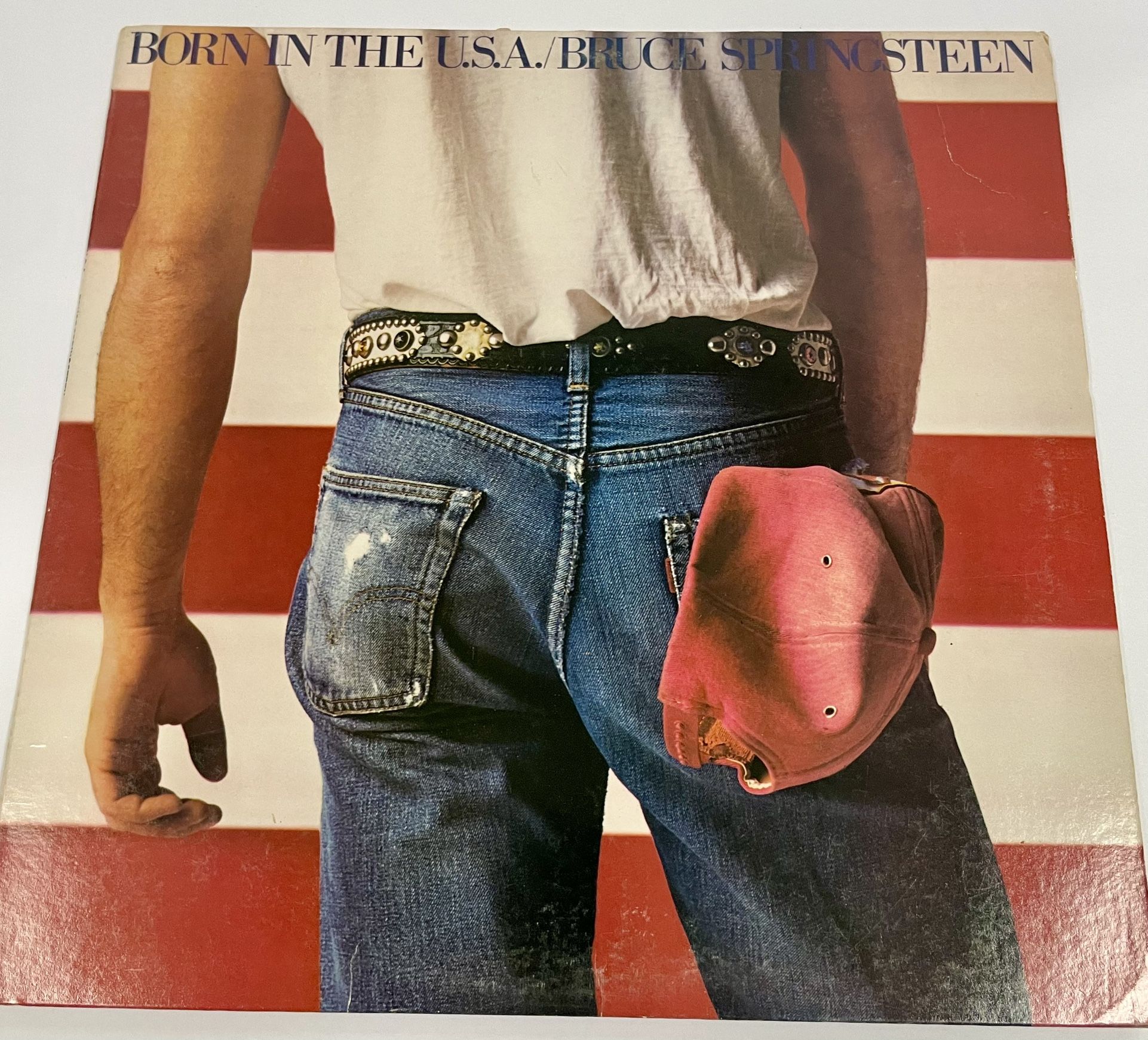 Bruce Springsteen Born In The U.S.A. Vinyl LP 1984 Columbia Records QC 38653 VG+