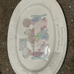 Precious Moments Thanksgiving Platter