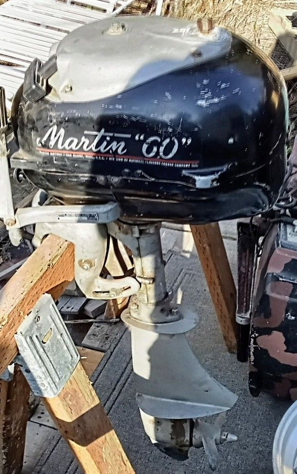 Vintage 1958 Martin 60 Outboard Boat Engine
