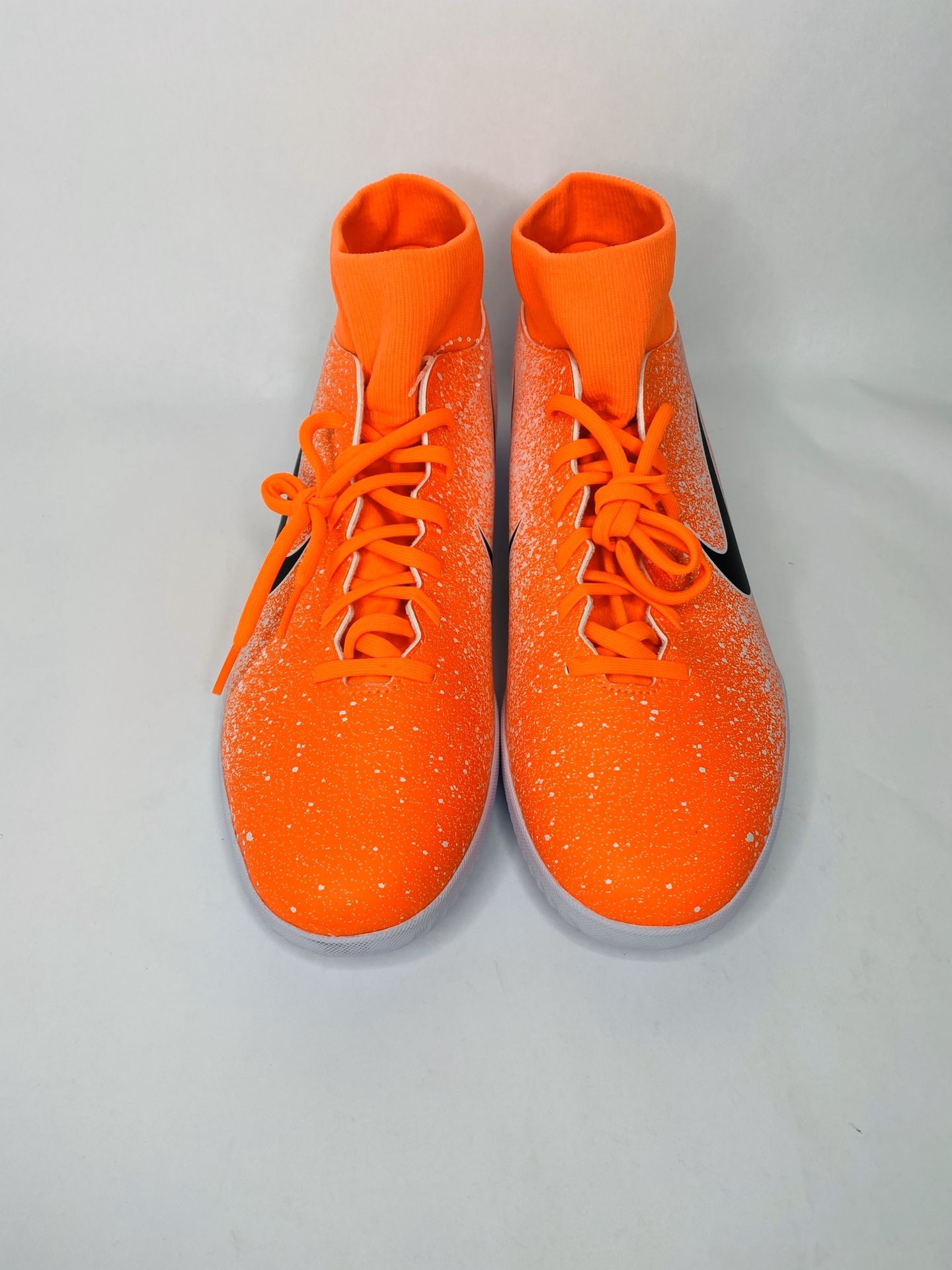 NIKE SUPERFLY CLUB IC Indoor Soccer shoes US 13 Orange/White