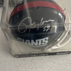 Lawrence Taylor Signed New York Giants Mini Helmet 
