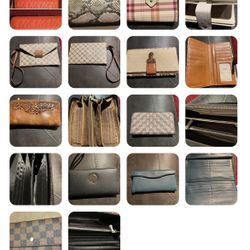 All Purses $20-$80 Each Wallets $5-$30 Each