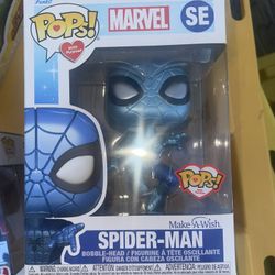 Bundle (2) Make a wish funko pops - Spider-Man and Iron Man