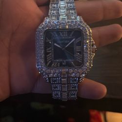 Bussdown Blue face Cartier 