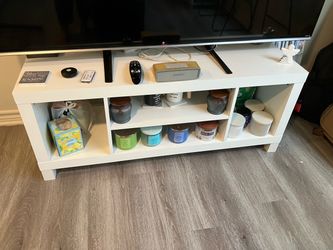 White TV stand