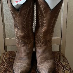 Vintage Western Cowboy Boots Tan Brown Women’s 6