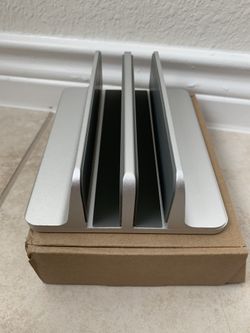 Vertical laptop, iPad, phone stand