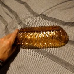 Antique Indiana Amber Carnival Glass