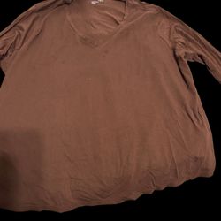 Woman’s 3x Size Long Sleeve T-shirt