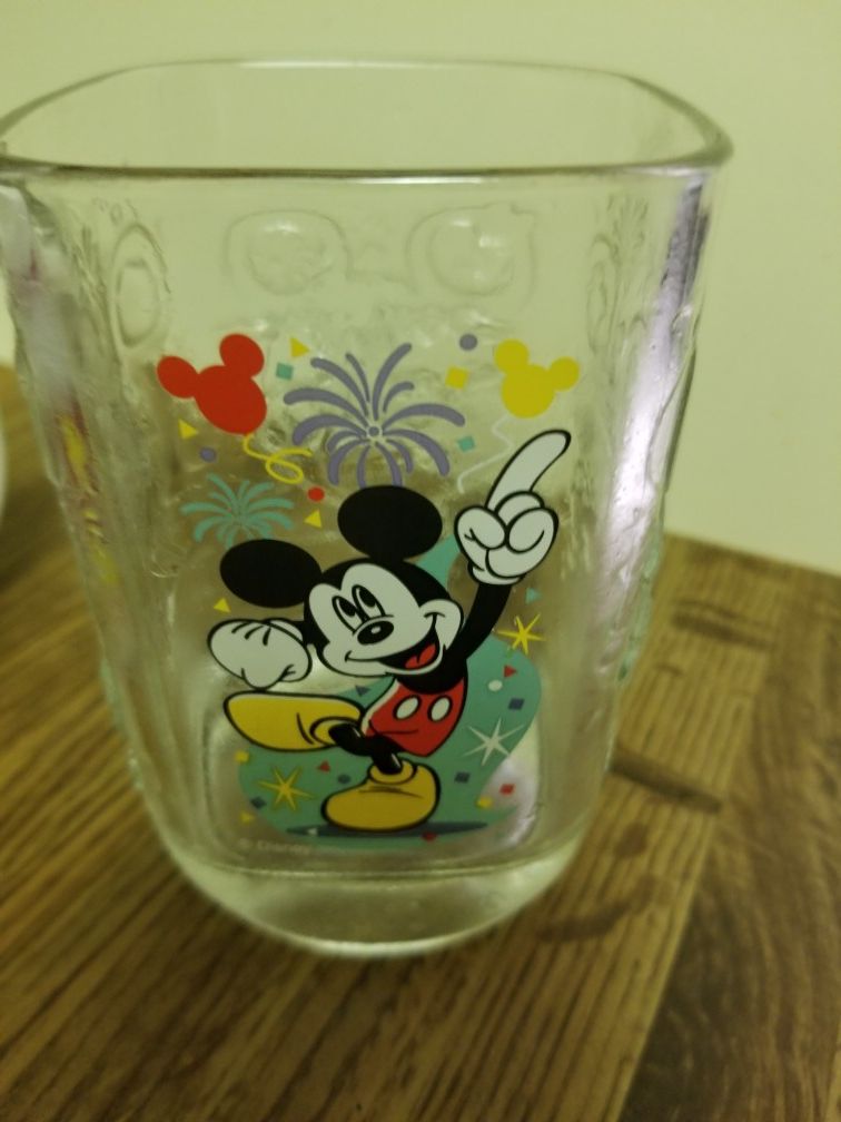 Walt Disney glass cup Mickey Mouse