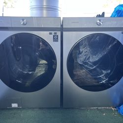 Washer And Dryer Samsung Bespoke SmartThings Matching Set