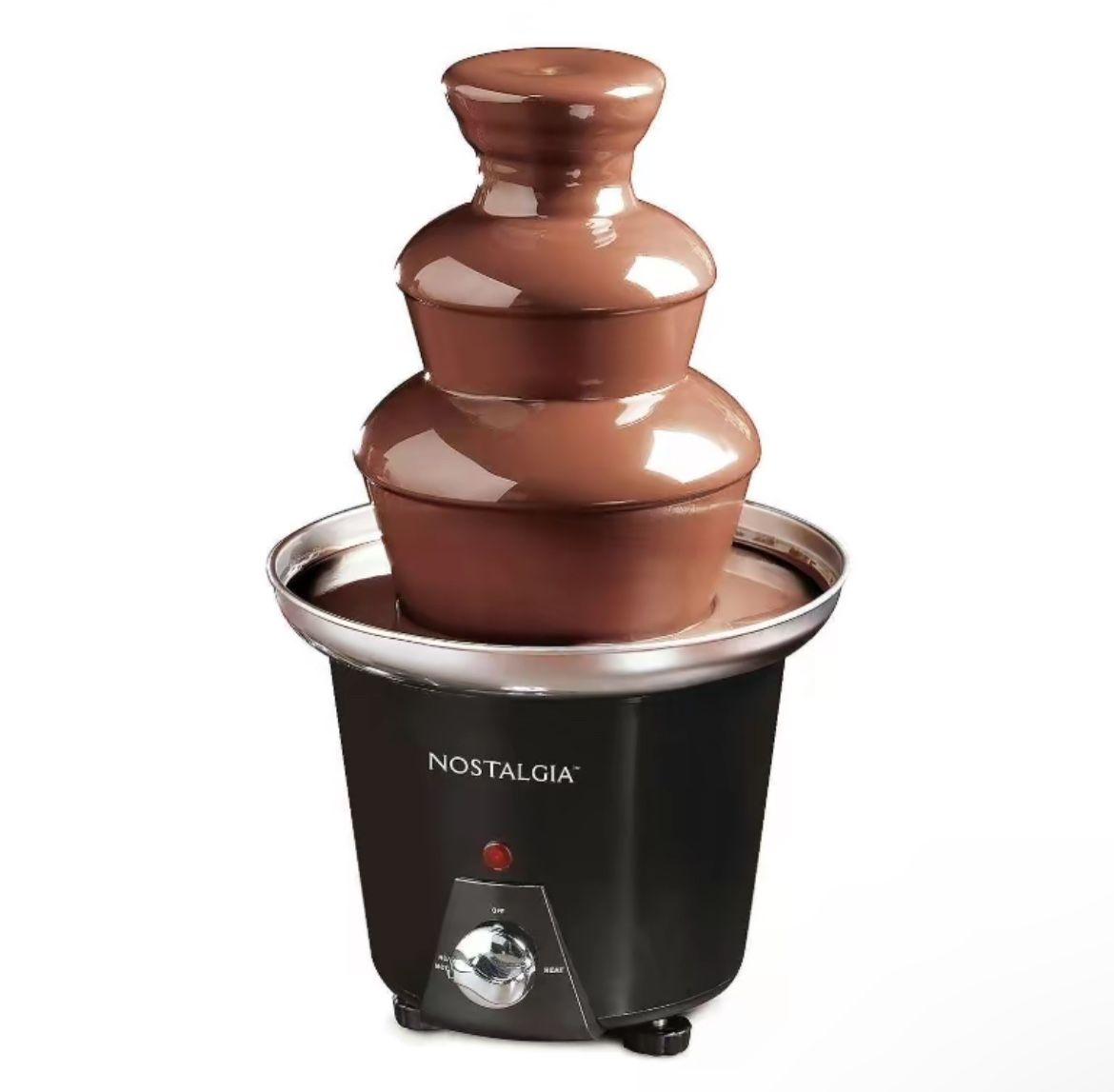 Nostalgia 3 Tier Electric Chocolate Fondue