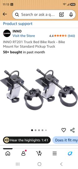 Inno velocity gripper truck bed bike mount