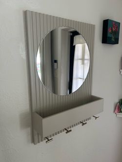 Entryway Wall Storage/mirror from west elm
