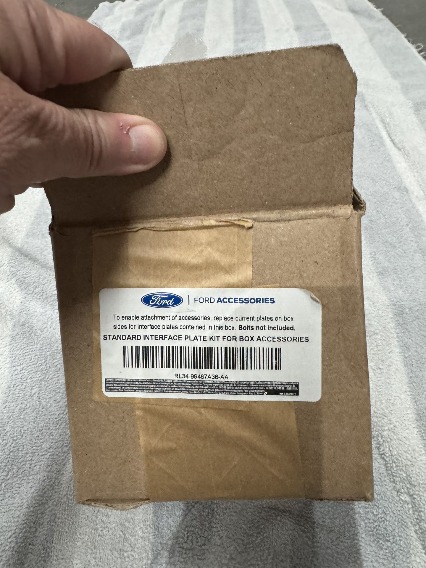 Ford Raptor 150 bed load hooks cargo brackets RL34-99467A36-AA