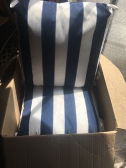 Six New Decorative Blue And White Pillows