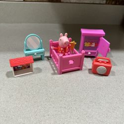 PEPPA PIG PLAY SET BEDROOM FURNITURE 