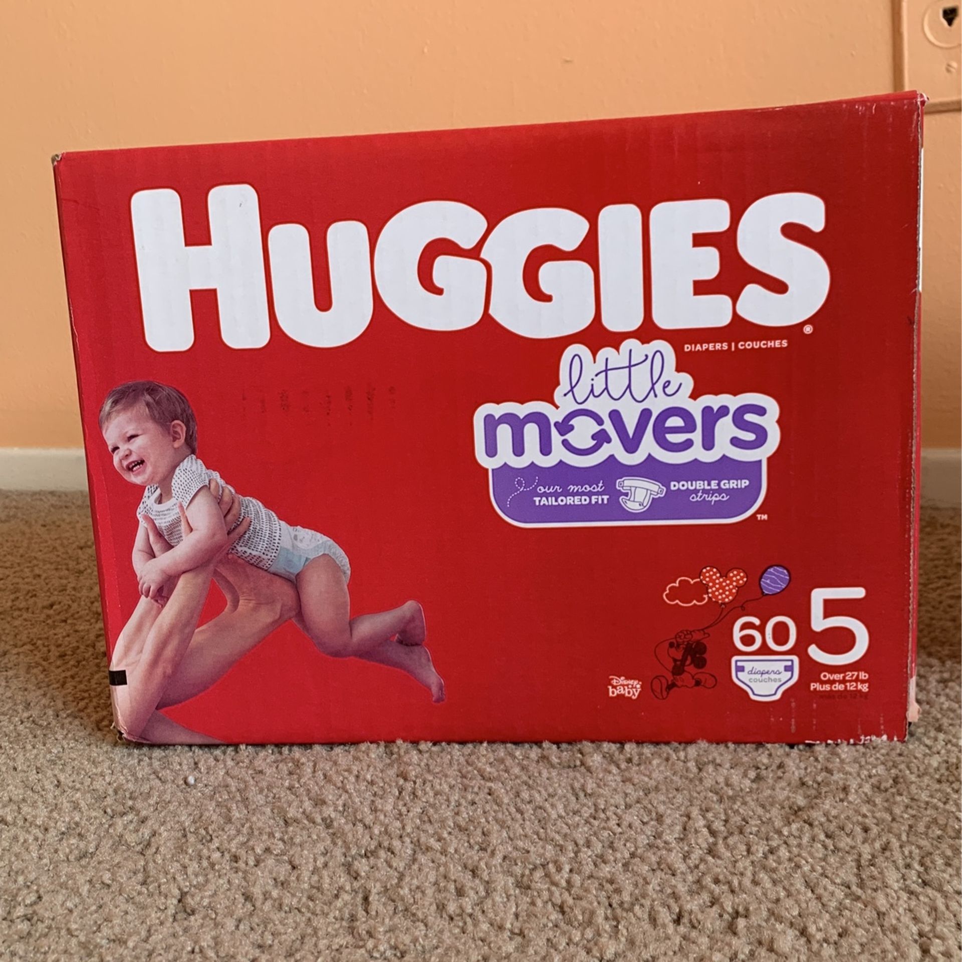 Huggies Little Movers Diapers Size 5