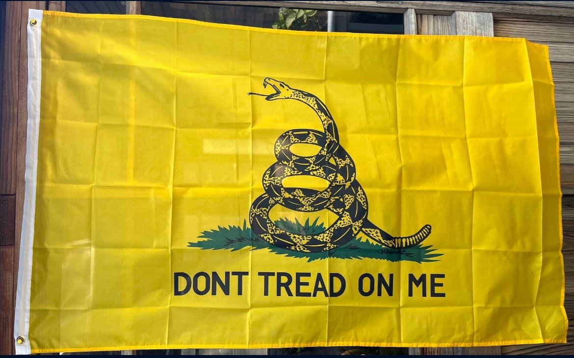 Don’t Tread On Me Conservative Trump Flag Gadsden Flag GOP