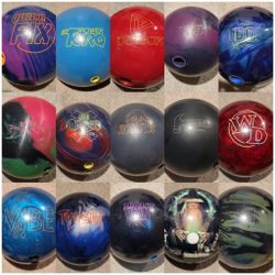 Variety of Bowling Balls