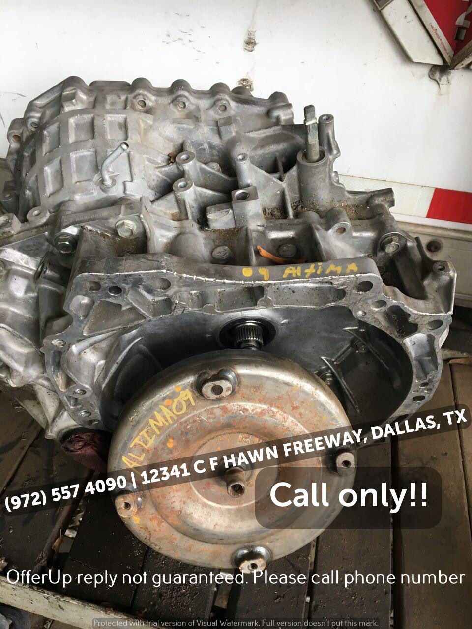 Transmission 2008 2009 NISSAN ALTIMA TRANSMISSION CVT
