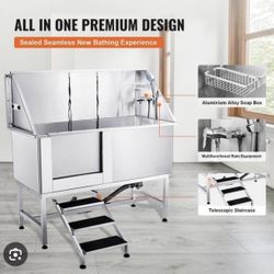 Dog Washing Station W/ Ramp