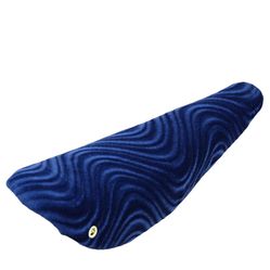 Lowrider 16" Banana Saddle Velour Blue. Bike seat, Bicycle seat