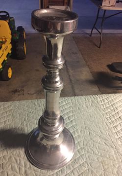 Chrome Candle Holder with Felt tips