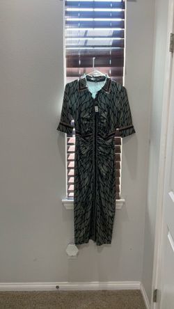 MIDI DRESS (GREEN) SIZE SMALL