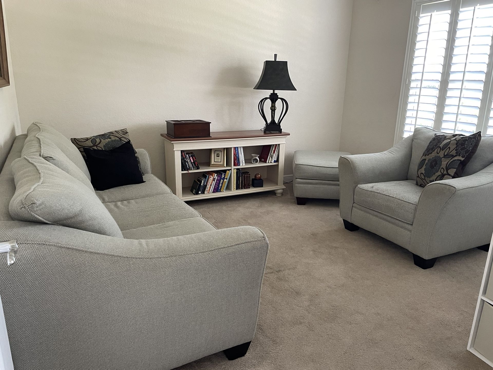 Super Comfy Sleeper Sofa & Oversized Armchair And Ottoman