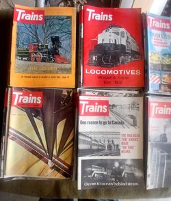 Vintage Trains Magazine Lot