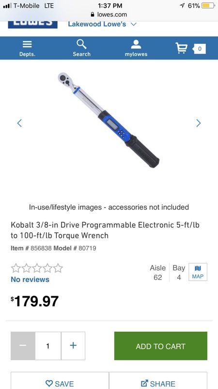 Kobalt 80719 deals