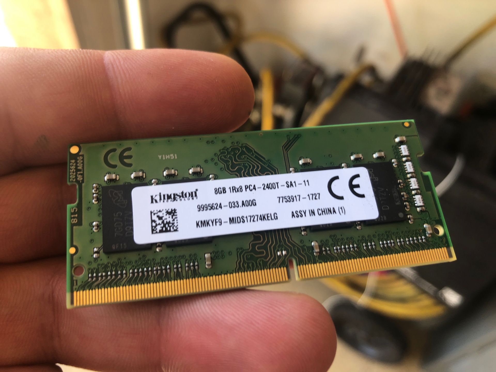 Kingston 8g memory for laptop