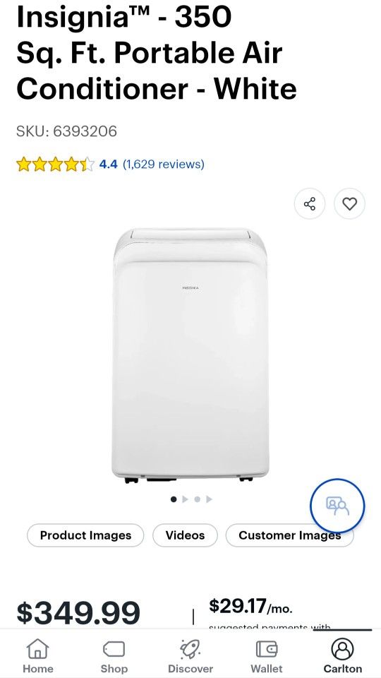 Portable Air Conditioner — Barely Used!