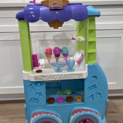 Playdoh Ice Cream Cart